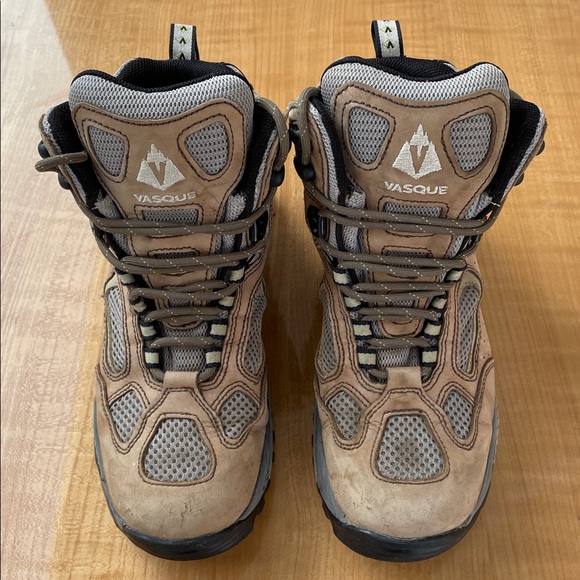 Vasque Breeze XCR Gore-Tex Hiking Boots Womens Size 9.5 Tan Leather Vibram Sole - Picture 4 of 12